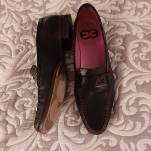 Leather loafers